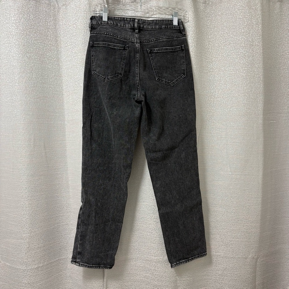 Pacsun Beverly Wash Denim Mom Jean High Rise Size 25 Faded Black Grunge 90's - Picture 2 of 10